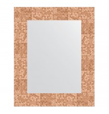 Зеркало настенное EVOFORM в багетной раме соты медный, 43х53 см, BY 3018