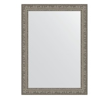 Зеркало настенное EVOFORM в багетной раме виньетка состаренное серебро, 54х74 см, BY 3040
