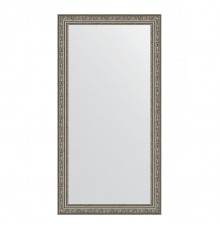 Зеркало настенное EVOFORM в багетной раме виньетка состаренное серебро, 54х104 см, BY 3072
