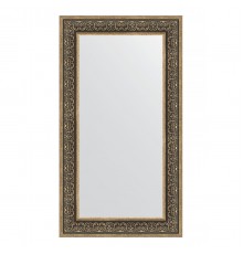 Зеркало настенное EVOFORM в багетной раме вензель серебряный, 63х113 см, BY 3096