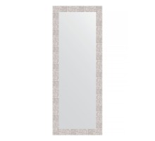 Зеркало настенное EVOFORM в багетной раме соты алюминий, 56х146 см, BY 3115
