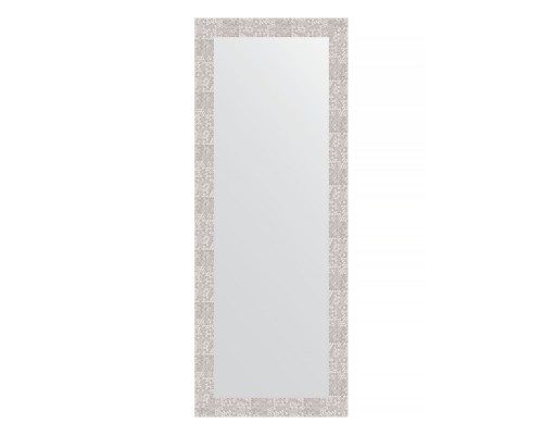 Зеркало настенное EVOFORM в багетной раме соты алюминий, 56х146 см, BY 3115