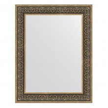 Зеркало настенное EVOFORM в багетной раме вензель серебряный, 73х93 см, BY 3192