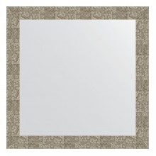 Зеркало настенное EVOFORM в багетной раме соты титан, 76х76 см, BY 3244