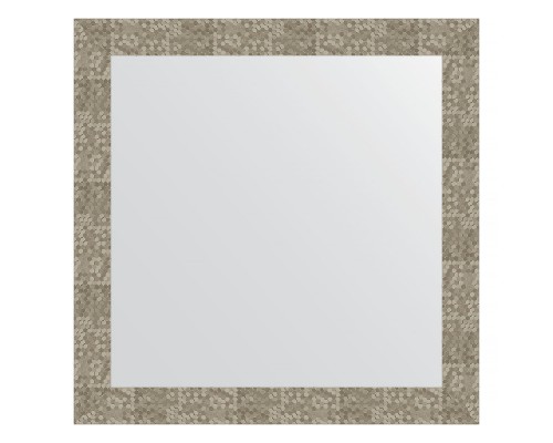 Зеркало настенное EVOFORM в багетной раме соты титан, 76х76 см, BY 3244