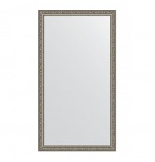 Зеркало настенное EVOFORM в багетной раме виньетка состаренное серебро, 74х134 см, BY 3296