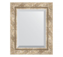 Зеркало настенное с фацетом EVOFORM в багетной раме прованс с плетением, 43х53 см, BY 3355