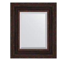 Зеркало настенное с фацетом EVOFORM в багетной раме тёмный прованс, 49х59 см, BY 3369