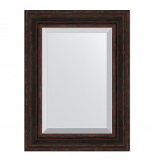 Зеркало настенное с фацетом EVOFORM в багетной раме тёмный прованс, 59х79 см, BY 3395