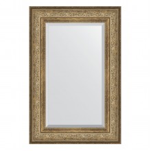 Зеркало настенное с фацетом EVOFORM в багетной раме виньетка античная бронза, 60х90 см, BY 3425