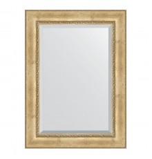 Зеркало настенное с фацетом EVOFORM в багетной раме состаренное серебро/орнамент, 82х112 см, BY 3480