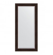 Зеркало настенное с фацетом EVOFORM в багетной раме темный прованс, 79х169 см, BY 3603