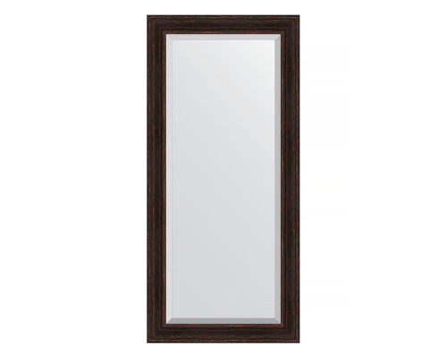 Зеркало настенное с фацетом EVOFORM в багетной раме темный прованс, 79х169 см, BY 3603