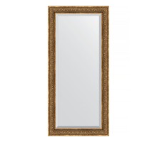 Зеркало настенное с фацетом EVOFORM в багетной раме вензель бронзовый, 79х169 см, BY 3604