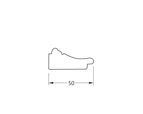 Зеркало настенное EVOFORM в багетной раме махагон с орнаментом, 53х73 см, BY 3640