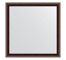 Зеркало настенное EVOFORM в багетной раме махагон с орнаментом, 73х73 см, BY 3646