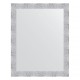 Зеркало настенное EVOFORM в багетной раме чеканка белая, 77х97 см, BY 3658