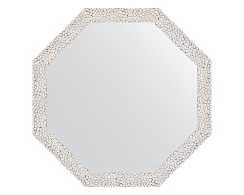 Зеркало настенное Octagon EVOFORM в багетной раме чеканка белая, 58,2х58,2 см, BY 3677