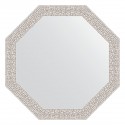Зеркало настенное Octagon EVOFORM в багетной раме мозаика хром, 48,2х48,2 см, BY 3679