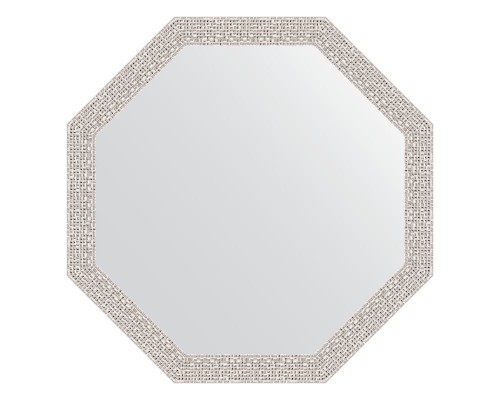 Зеркало настенное Octagon EVOFORM в багетной раме мозаика хром, 58,2х58,2 см, BY 3680