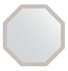 Зеркало настенное Octagon EVOFORM в багетной раме мозаика хром, 68,2х68,2 см, BY 3681