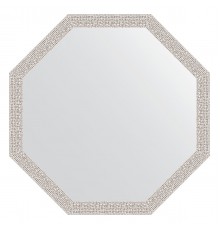 Зеркало настенное Octagon EVOFORM в багетной раме мозаика хром, 68,2х68,2 см, BY 3681