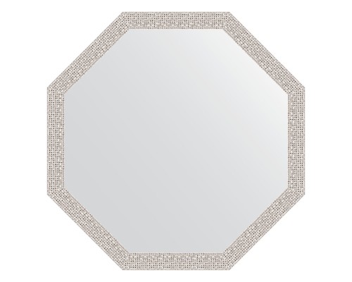 Зеркало настенное Octagon EVOFORM в багетной раме мозаика хром, 68,2х68,2 см, BY 3681