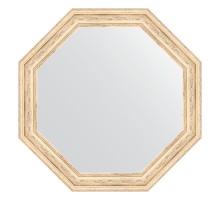 Зеркало настенное Octagon EVOFORM в багетной раме слоновая кость, 49,8х49,8 см, BY 3685