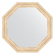 Зеркало настенное Octagon EVOFORM в багетной раме слоновая кость, 49,8х49,8 см, BY 3685