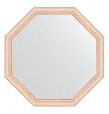 Зеркало настенное Octagon EVOFORM в багетной раме белёный дуб, 70,8х70,8 см, BY 3699