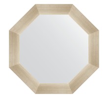 Зеркало настенное Octagon EVOFORM в багетной раме травленое серебро, 50,4х50,4 см, BY 3703