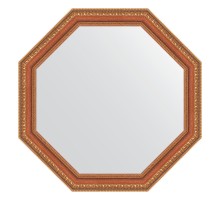 Зеркало настенное Octagon EVOFORM в багетной раме бронзовые бусы на дереве, 61,6х61,6 см, BY 3713