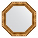 Зеркало настенное Octagon EVOFORM в багетной раме золотой акведук, 50,4х50,4 см, BY 3715