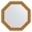 Зеркало настенное Octagon EVOFORM в багетной раме золотой акведук, 60,4х60,4 см, BY 3716
