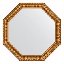 Зеркало настенное Octagon EVOFORM в багетной раме золотой акведук, 60,4х60,4 см, BY 3716