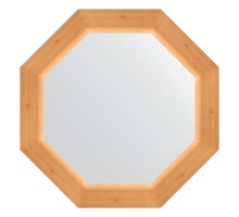 Зеркало настенное Octagon EVOFORM в багетной раме сосна, 51,6х51,6 см, BY 3718