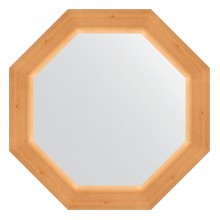 Зеркало настенное Octagon EVOFORM в багетной раме сосна, 51,6х51,6 см, BY 3718
