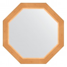 Зеркало настенное Octagon EVOFORM в багетной раме сосна, 61,6х61,6 см, BY 3719