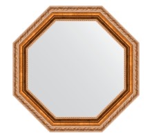 Зеркало настенное Octagon EVOFORM в багетной раме версаль бронза, 52,2х52,2 см, BY 3724