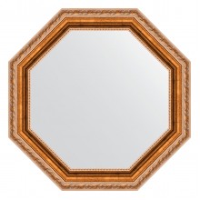 Зеркало настенное Octagon EVOFORM в багетной раме версаль бронза, 52,2х52,2 см, BY 3724