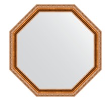 Зеркало настенное Octagon EVOFORM в багетной раме версаль бронза, 72,2х72,2 см, BY 3726