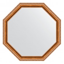 Зеркало настенное Octagon EVOFORM в багетной раме версаль бронза, 72,2х72,2 см, BY 3726