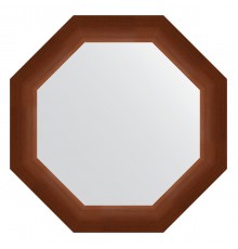 Зеркало настенное Octagon EVOFORM в багетной раме орех, 52,4х52,4 см, BY 3727