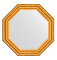 Зеркало настенное Octagon EVOFORM в багетной раме состаренное золото, 52,6х52,6 см, BY 3733