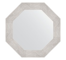 Зеркало настенное Octagon EVOFORM в багетной раме серебряный дождь, 53х53 см, BY 3736
