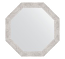 Зеркало настенное Octagon EVOFORM в багетной раме серебряный дождь, 73х73 см, BY 3738