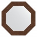 Зеркало настенное Octagon EVOFORM в багетной раме мозаика античная медь, 53х53 см, BY 3739