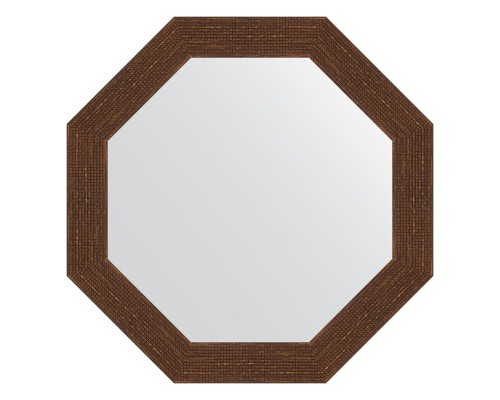 Зеркало настенное Octagon EVOFORM в багетной раме мозаика античная медь, 63х63 см, BY 3740
