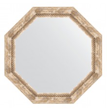 Зеркало настенное Octagon EVOFORM в багетной раме прованс с плетением, 63,2х63,2 см, BY 3758