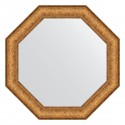 Зеркало настенное Octagon EVOFORM в багетной раме медный эльдорадо, 63,6х63,6 см, BY 3761